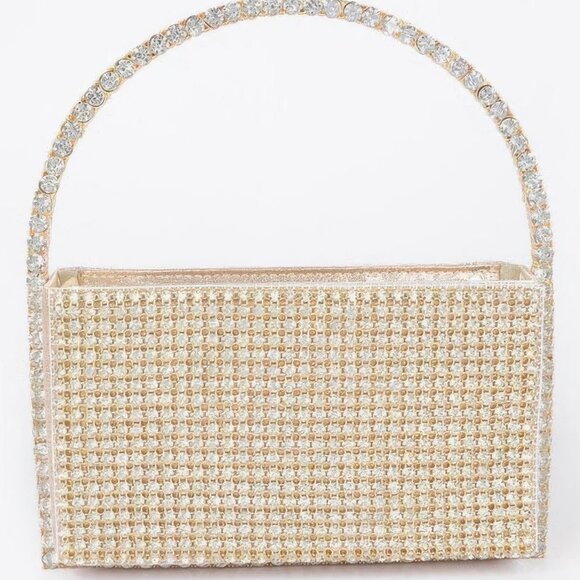 Oversized Rhinestone Shoulder Bag - Picture 1 of 4